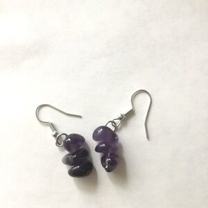 Purple earrings